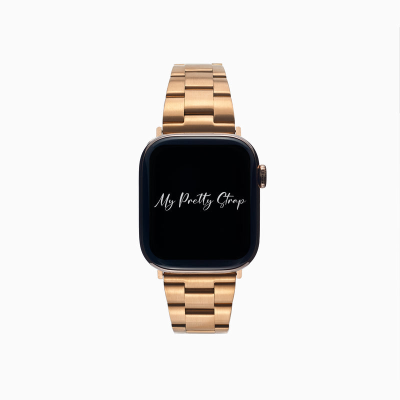 Classic Vogue Apple Watch Strap – Rose Gold
