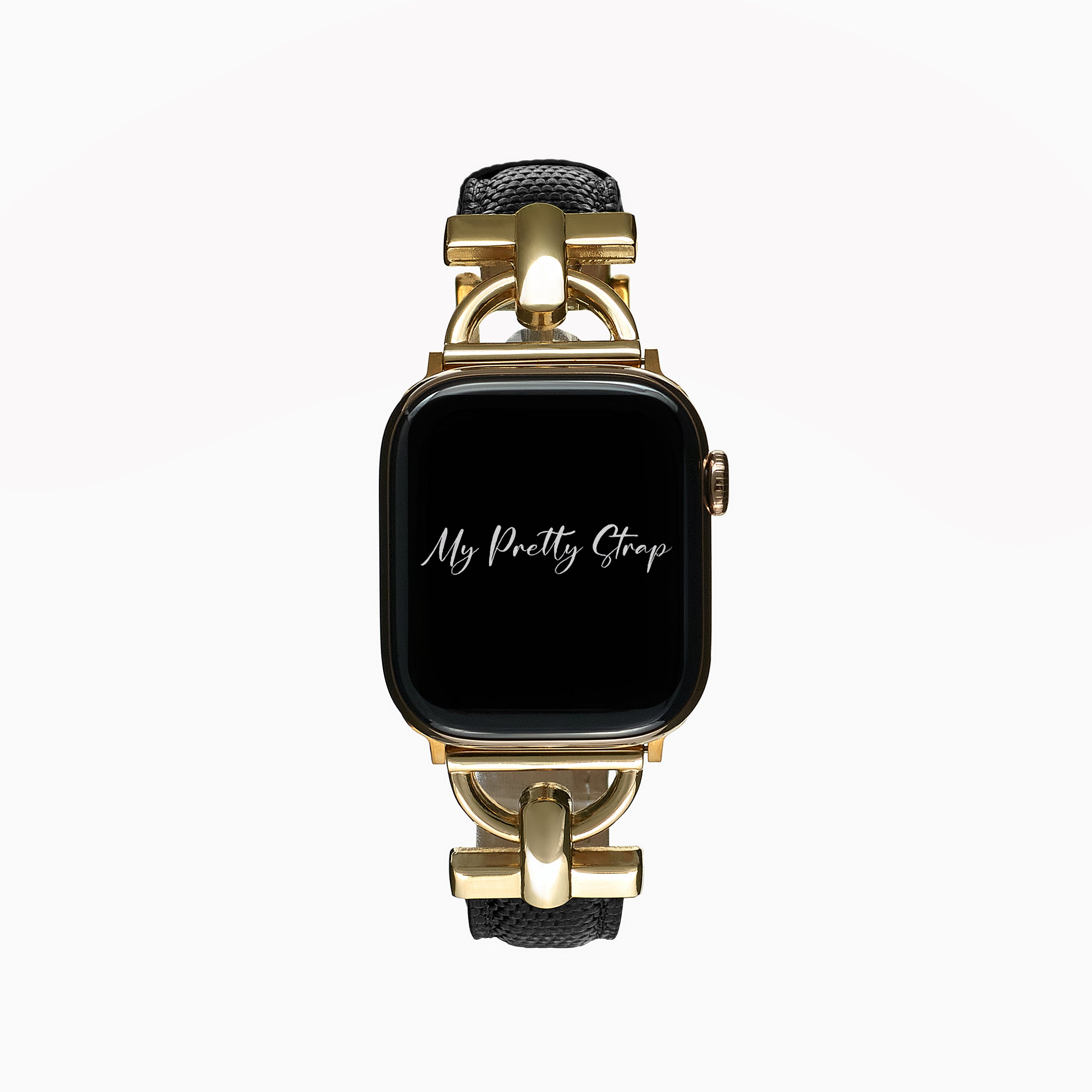 Glam Leather Strap – Gold