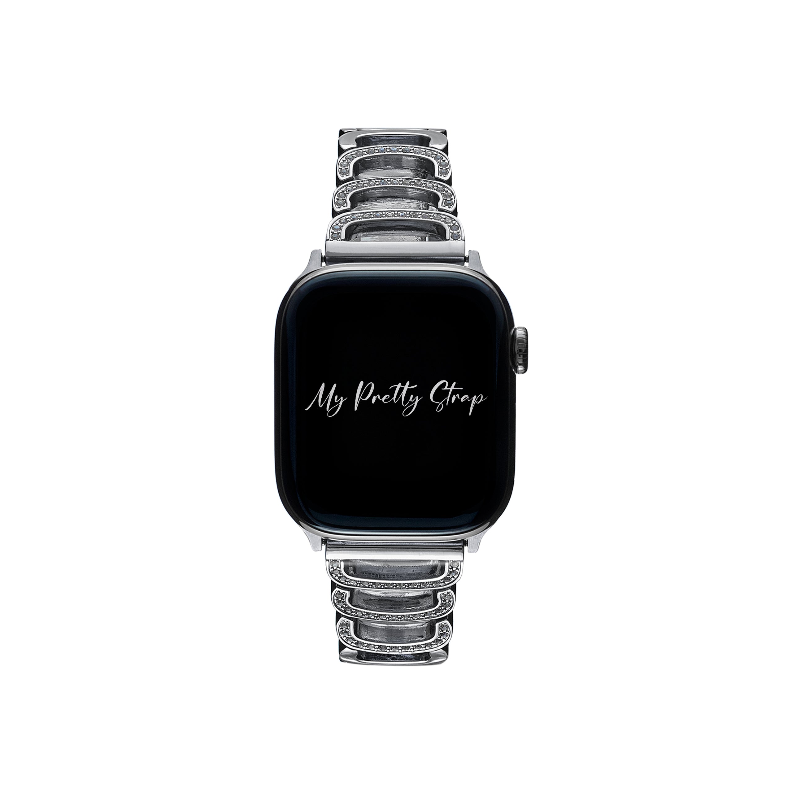 Halo Apple Watch Strap – Silver Gem
