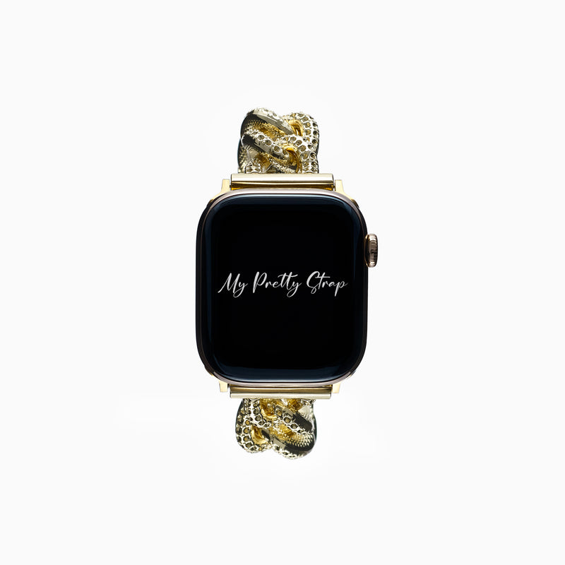 Queen Mesh Apple Watch Strap – Gold