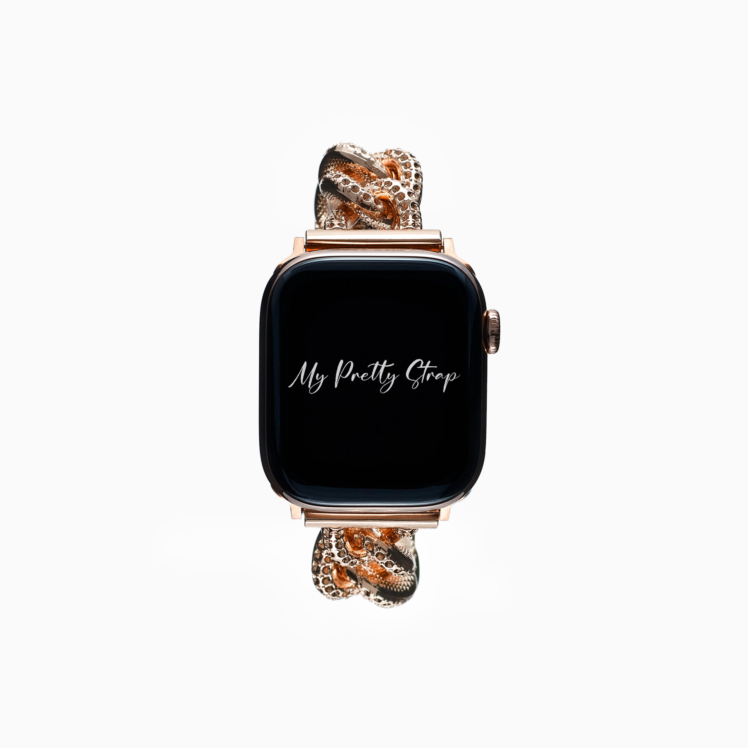 Queen Mesh Apple Watch Strap – Rose Gold