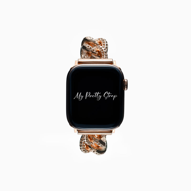 Queen Mesh Apple Watch Strap – Rose Gold