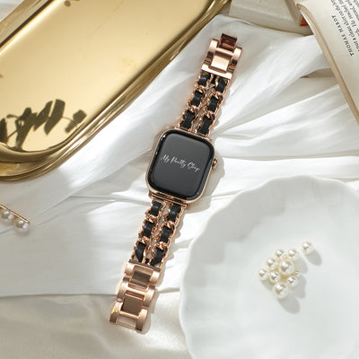 Black & Gold - Apple Watch Strap